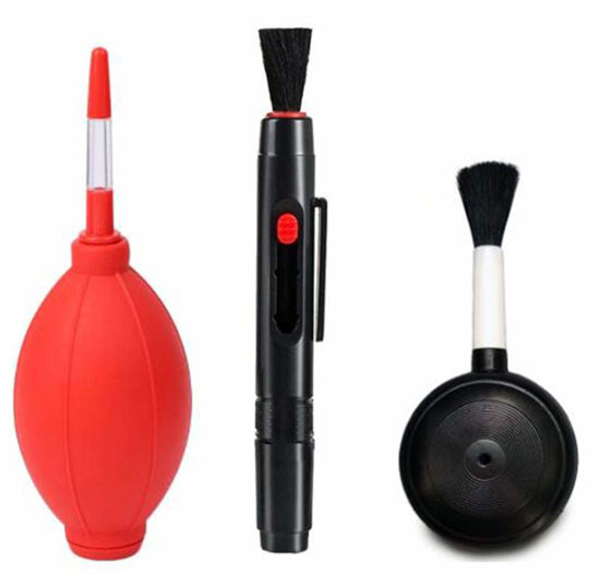 Picture of Camera Cleaning Kit, Electronics Cleaning Tools & Accessories Include Air Blower Pump, Lens Cleaner Pen and Dust Blower Cleaner with Brush for DSLR VCR DC Camera Lenses Telescope Filters Cleaning