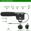 Picture of PIXEL Camera Microphone Camcorders Shotgun Micro pro Professional Super Cardioid Video Microphone Perfect MC-650 for Sony/Canon EOS/Nikon DSLR