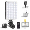 Picture of NEEWER Basic VL67B Phone Selfie Light for iPhone with APP Control, Bi Color 2000mAh Clip On Fill Light for Vlogging Recording Live Streaming, Computer/Laptop/Webcam/Monitor Video Conference Lighting