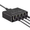 Picture of Gigabit Ethernet Splitter 1 to 4 - Network Splitter with USB Power Cable, RJ45 Internet Splitter Adapter 1000Mbps High Speed for Cat 5/5e/6/7/8 Cable [4 Devices Networked Simultaneously]