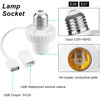 Picture of UYODM 2 Pack Lamp Socket Power Adapter for Wyze Cam v3/v4/v3 Pro/OG,Wyze Cam Pan v3, E26 Socket USB Adapter 5V 2A for Security Camera,LED Strips and Easy to Install