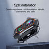 Picture of BTQILEYOO Motorcycle Helmet Bluetooth Headset, Flash Color RGB Lighting Effect, Bluetooth 5.3 Headphone, Smart Noise Reduction, HiFi Level Sound Quality, IPX6, Compatible with All Helmets (Y20-2X)