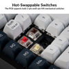 Picture of Keychron Q0 Max Wireless Custom Mechanical Numpad, 2.4 GHz/Bluetooth 5.1/Wired QMK Number Pad, RGB Hot-Swappable with Gateron Brown Switch for Laptop Mac Windows Linux - Black