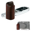 Picture of WEPOTO X100VI / X100V Handgrip L-Shape Grip with Quick Release Plate for Arca,Wood Side Handle,Compatible with FUJIFILM X100VI / X101V Cameras (Black Base/Red Sandalwood)