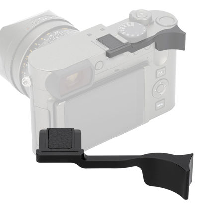 Picture of JJC TA-Q3 Thumbs Up Grip for Q3 Camera, Q3 Thumb Grip, Made of Premium Anodized Aluminium Alloy, Silicone Pad, Hot Shoe Grip for Q3, Weight 9G, Size 68.1 x 30.7 x 18mm