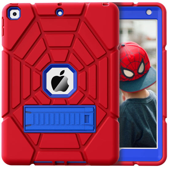 Picture of Grifobes for iPad 9th Generation Case, iPad 8th/7th Generation Case 2021/2020/2019, Heavy Duty Shockproof Rugged Protective 10.2" Cover with Stand for iPad 9 8 7 Gen 10.2 inch Kids Children Boys