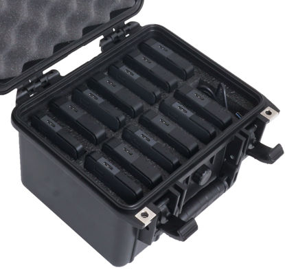 Picture of Case Club 14 External Hard Drive Case. Waterproof, Airtight, & Heavy Duty. Includes Pressure Relief Valve, Folding Handle, Padlock Holes, O-Ring Seal.