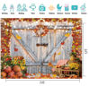 Picture of CYLYH 7x5FT Thanksgiving Backdrop Fall Thanksgiving Photography Backdrop Autumn Pumpkin Harvest Barn Background Maple Baby Shower Banner Decoration Birthday Party Backdrop