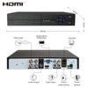 Picture of Eversecu 4 Channel Security Camera System 1080P DVR and (4) 1.0MP 720P Weatherproof Cameras Support Night Vison Weatherproof, Motion Alert, Smartphone, PC Easy Remote Access (NO HDD Included)