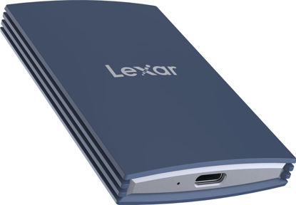 Picture of Lexar 2TB Armor 700 Portable SSD, Up to 2000MB/s, USB 3.2 Gen 2x2, Rugged, IP66 Water & Dust Resistance, Compatible w/iPhone 15, Cameras, Gaming Consoles, External SSD, Dark Blue (LAR700X002T-RNLNU)