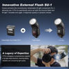 Picture of Godox V1Pro N with AKR1 Kit External Flash SU-1 for Nikon Camera 2980mAh 76W Battery Flash TTL 1/8000s HSS 1.3s Recycle Time 2.4G Wireless HSS 500 Full Power Flashes (V1PRO-N AKR1)
