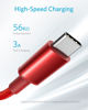 Picture of Anker USB to USB C Cable [2 Pack, 6FT], USB A to USB C Charger Cord for Samsung Galaxy S10 S10+, LG V30, Beats Fit Pro and More (USB 2.0, Red)