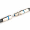 Picture of Pasow F81 Barrel Connectors High Frequency 3GHz Female to Female F-Type Adapter Couplers (10 pcs, Silver)