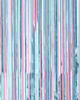Picture of xo, Fetti Party Decorations Matte Blue Fringe Foil Curtain - Set of 2 | Bachelorette Bridal Shower Backdrop, Wedding, Birthday Photo Booth