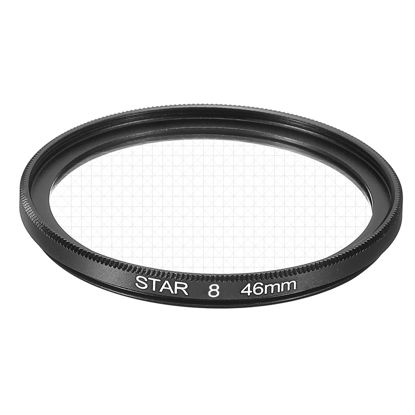 Picture of MECCANIXITY 46mm Star Lens Filter, Starburst Lens Filter 8 Points Star Camera Lens Filter for Night Scenery Glassworks