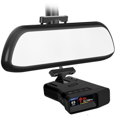 Picture of SDSACZMU Radar Detector Mount, Rearview Mirror Mounting Bracket, Suitable for Uniden R7 R8 Radar Models