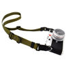 Picture of AOLLCCAE Camera Strap, Quick Adjustable Shoulder Sling Camera Neck Shoulder Strap for Leica Fuji Pentax Canon Micro Single and DSLR Camera Green