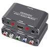 Picture of HDMI to Component Vedio Converter,Muosu HDMI to Ypbpr Scaler HDMI Input to Component Video + R/L Audio Output Converter Adapter Support 1080p for PS3,DVD(Aluminum)