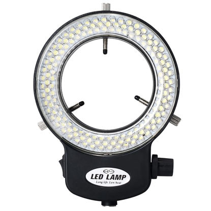 Picture of Famgee Adjustable 144 LED Beads Ring Light Illuminator lamp for Monocular Binocular Trinocular Soldering Repairing Stereo Microscope Video Camera CE Certificate