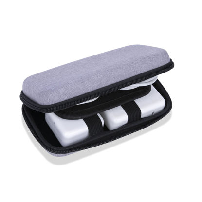 Picture of Ginsco Hard Shell Laptop Charger Cables Case, Compatible with MacBook Air Pro/DELL/Thinkpad/Samsung, EVA Portable Carrying Travel Case, Electronics Cable Organizer for Power Bank (Gray)