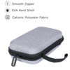 Picture of Ginsco Hard Shell Laptop Charger Cables Case, Compatible with MacBook Air Pro/DELL/Thinkpad/Samsung, EVA Portable Carrying Travel Case, Electronics Cable Organizer for Power Bank (Gray)