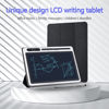 Picture of 10 inch LCD Writing Tablet Electronic Writing Notebook with PU Protective Cover Erasable Drawing Pad Gift for Kids Adults at Home School Office(Black