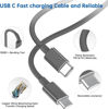 Picture of Fast iPad Charger,iPad Charger Fast Charging 2Pack Wall Charger Plug Adapter and Type C USB C to C Cable Cord 6ft Type C to C for iPad Pro 12.9,Pro 11 inch,iPad Air 5th/4th,iPad Mini 6,iPad 10 (Black)
