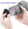 Picture of 58mm Lens Cap Cover for Nikon AF-P(Not for AF-S) NIKKOR 70-300mm f/4.5-6.3G ED,AF-P NIKKOR 70-300mm f/4.5-6.3G(Not for 5.6E) ED VR Lens,AF-S DX NIKKOR 55-300mm f/4.5-5.6G ED VR,HUIPUXIANG[2 Pack]