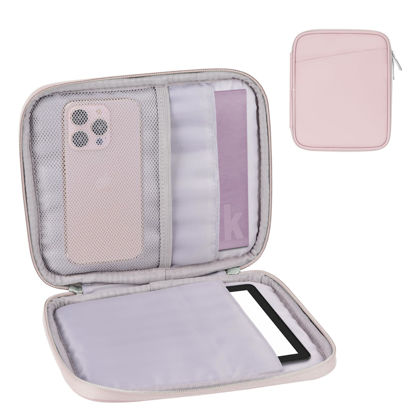 Picture of Padded Sleeve Pouch for 6-7 Inch eBook/E-Reader/Kindle Paperwhite/Kindle Oasis (Pink-PU)