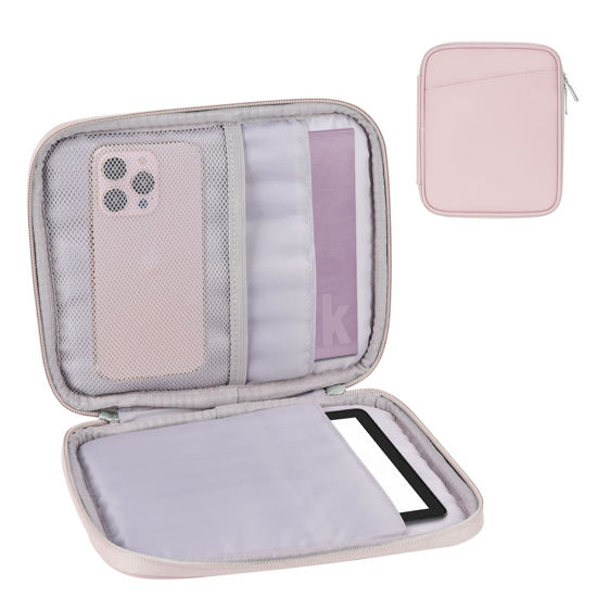 Picture of Padded Sleeve Pouch for 6-7 Inch eBook/E-Reader/Kindle Paperwhite/Kindle Oasis (Pink-PU)