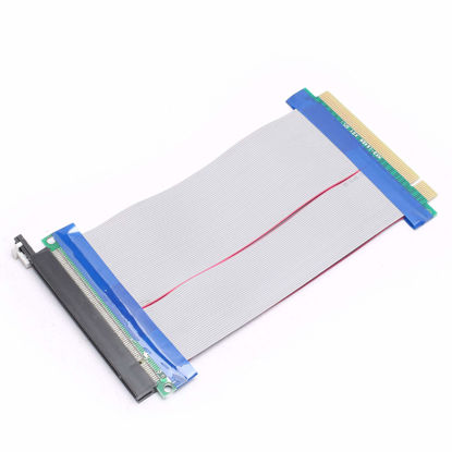 Picture of DEVMO PCI-Express 16X Riser Cable Premium PCI-E Port Extension Extender Card 19CM