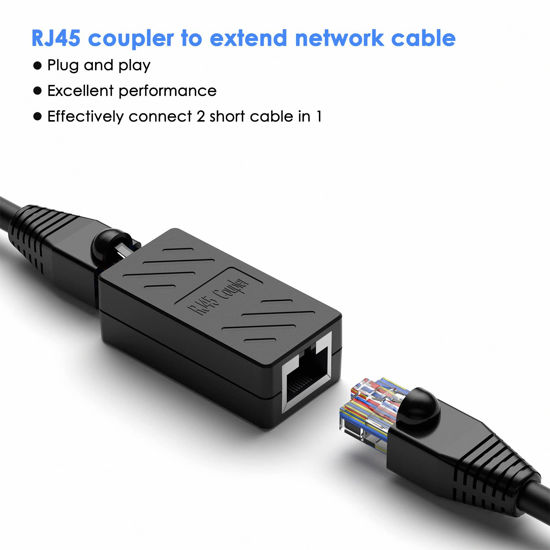 GetUSCart- Dingsun RJ45 Coupler, Ethernet Extender, in-Line Coupler ...