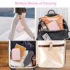 Picture of Canboc Carrying Case for KODAK Mini 2 Retro 4PASS Portable Photo Printer/KODAK Mini Shot 2 Retro 4PASS 2-in-1 Instant Digital Camera, Mesh Bag fits Photo Paper and Cable, Pink