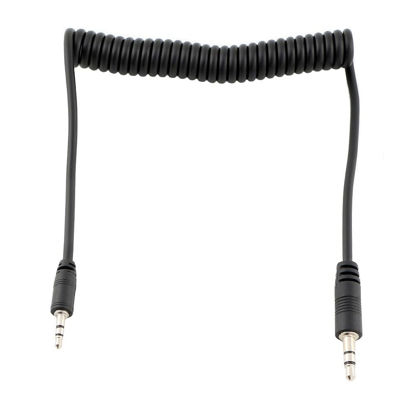 Picture of 3.5mm to RR-100 Camera Shutter Release Cable Remote Control Cord Speedlight Flash Trigger Connect Spring Coiled Wire Cord for Fujifilm X100VI X-T5 X-T4 XT3 XT2 X-H2 X-T30 II XT20