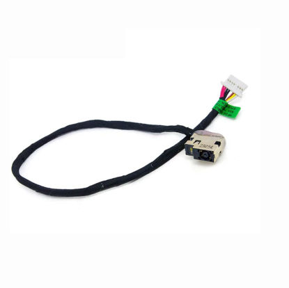 Picture of Fleshy Leaf DC Power Jack Harness Cable Replacement for HP 14-AX 17-G 17-S 799750-F23 799750-S23 799750-T23 799750-Y23