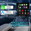Picture of YNF Wireless Carplay/Android Auto 2-in-1 Adapter, Plug and Play Low Latency Mini Version, Easily Convert Wired to Wireless for iPhone and Android Phones of iOS 12+ / Android 11+