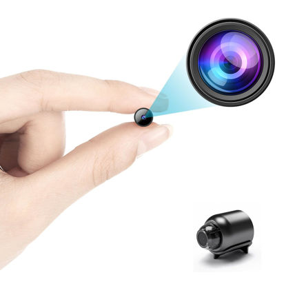 Picture of 2023New Smallest Wireless WiFi Camera,HD1080P Spy Camera,Smart Home Security Camera,Portable Smart Mini Baby Monitor with Night Vision,Motion Detection,Cloud Storage for Security with iOS Android APP