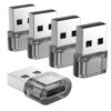 Picture of USB-A to USB-C Adapter 5 Pack, USBC Female to A Male Converter Charger, USB to USBC Converter for iPhone 15 Plus Pro Max/Apple Watch Ultra iWatch/AirPods/iPad Air/Car/Galaxy S24 S23 S22 Ultra