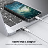 Picture of USB-A to USB-C Adapter 5 Pack, USBC Female to A Male Converter Charger, USB to USBC Converter for iPhone 15 Plus Pro Max/Apple Watch Ultra iWatch/AirPods/iPad Air/Car/Galaxy S24 S23 S22 Ultra