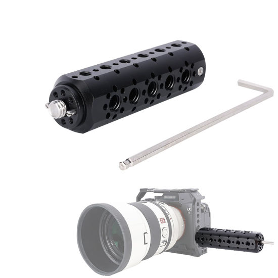 Picture of NICEYRIG Cheese Mounting Plate Camera Accessory Extension Handle Grip for ARRI Mount, Steady Video Support Stabilizer Camera Handgrip for DIY Accessories - 600