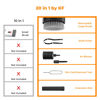 Picture of K&F Concept 20-in-1 Keyboard Cleaning Kit Laptop Cleaner, Multifunctional Electronic Device Cleaning Tool, for iPhone AirPods MacBook iPad, Camera PC Monitor Earbud TV Tablet Screens