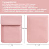 Picture of WALNEW Sleeve Case for 7" Kindle Paperwhite and Kindle Colorsoft Signature Edition (2024 Released), Protective Pouch Bag Case Cover for 6.8-inch All-New Kindle Paperwhite 11th Generation 2021(Pink)