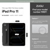 Picture of Zugu Case for iPad Pro 11 (M4) 2024, Slim Protective Cover with Apple Pencil Holder, Auto Wake/Sleep, Multiple Viewing Angles - iPad Pro 11 Inch Case, iPad 11 Case, iPad Pro 11 Inch Case - Black