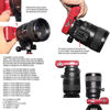 Picture of Lens Collar Tripod Mount Ring Compatible with Sigma 14mm f/1.8 DG HSM Art, 20mm f/1.4 DG HSM Art, 24mm f/1.4 DG HSM Art, 28mm f/1.4 DG HSM Art (E-Mount), Bottom is Arca-Swiss Fit Quick Release Plate