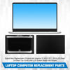 Picture of Konohan 4 Pack Replacement LCD Back Laptop Computer Replacement Parts Cover Top Case Lid Front Bezel with Hinges Compatible with Dell Inspiron 15 3510 3511 3515 3520 3525 00WPN8