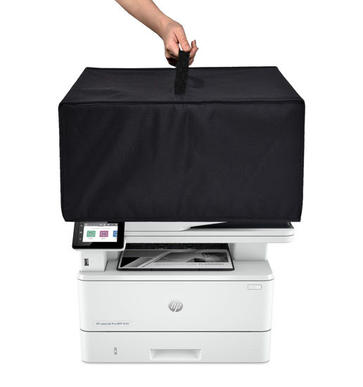 Picture of NUENSS-ROR Printer Dust Cover Heavy Duty Anti-Static Waterproof Printer Protective Cover for HP Laserjet Pro MFP 4101fdw Wireless Laser Printer Nylon Fabric Printer Case(19.3"D×15.7"W×11.8"H)