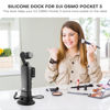 Picture of REYGEAK Camera Mount Stand Base for DJI Osmo Pocket 3,Non-Slip Stable Desktop Mount,Silicone Base Gimbal Support Adapter Stabilizer for Osmo Pocket 3 Action Camera Accessories
