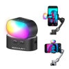 Picture of AOCHUAN RGB Magnetic Fill Light for Gimbal, LED Video Light w/3 Brightness and 7 Color Adjustment for Photography, Portable Mini Fill Light w/Long Battery Life for Hohem Zhiyun Feiyu Gimbal Stabilizer