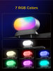 Picture of AOCHUAN RGB Magnetic Fill Light for Gimbal, LED Video Light w/3 Brightness and 7 Color Adjustment for Photography, Portable Mini Fill Light w/Long Battery Life for Hohem Zhiyun Feiyu Gimbal Stabilizer