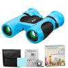 Picture of BLACKICE Binoculars for Kids, High-Resolution 8x21, Kids Binoculars Gift Set for Boys & Girls, Shockproof & Compact for Bird Watching, Travel, Hiking, Camping, Hunting, Children Outdoor Gear(Blue)